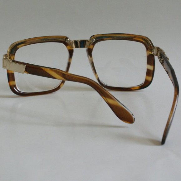 NWT True Vintage Cozal like style fashion square clear lens glasses - Picture 3 of 10